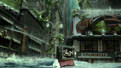 Water abstract chaos urban