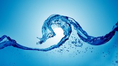 Water abstract digital art