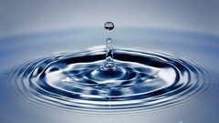 Water abstract liquid water drops ripples