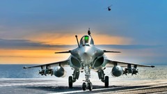 Water Aircraft skies Dassault Rafale rafale
