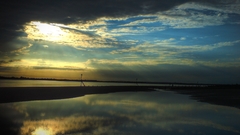 Water and clouds nature