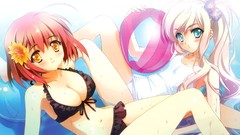 Water Anime anime girls blue eyes testament carnelian ecchi 