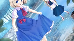 Water Anime blondes anime girls blue eyes