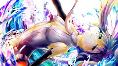 Water anime girls hatsune miku vocaloid miku append Vocaloid 