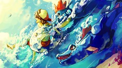 Water Anime Pokemon feraligatr totodile video games Sacha 