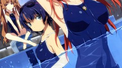 Water ass glasses underwater anime girls ano natsu de matteru 