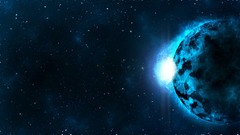 Water astronomy planets outer space spacescape planetside