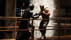 Water Batman Fighting Bane Batman The Dark Knight Rises