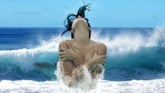 Water Beaches blondes brunettes