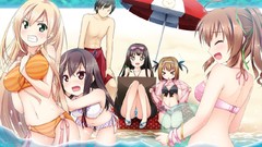 Water Beaches momiji haruka game cg bikini