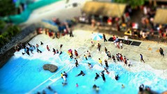 Water Beaches shift tilt-shift