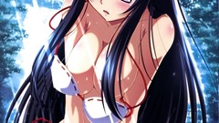 Water bikini anime girls