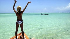 Water bikini back view