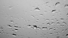 Water black and white water drops minimalistic