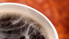 Water black dark coffee morning Tables Wood drinks steam cups