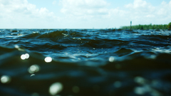 Water blue clouds Seaside
