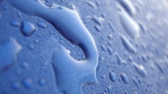 Water blue condensation