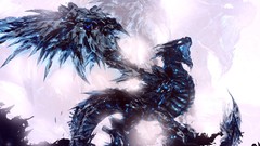 Water blue dark ice Dragons guild wars 2