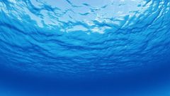 Water blue underwater