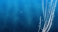 Water blue white abstract graphics 3d