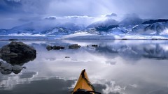 Water Boats canoe lakes led