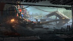 Water Boats dock cities shipyard