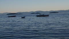 Water Boats Islands sky view