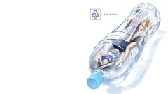 Water bottles pixiv Simple