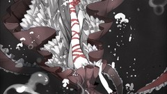 Water bubbles dress Ribbons long hair anime girls touhou black 