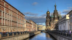 Water buildings cities