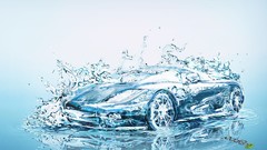 Water cars surreal Photo