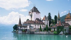 Water cities skyscapes