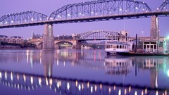 Water cityscapes Bridges urban