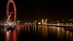 Water cityscapes lights London