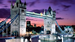 Water cityscapes lights London