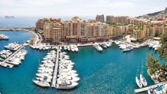 Water cityscapes Monaco Ville