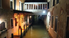 Water cityscapes night buildings