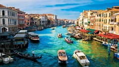 Water cityscapes ships venice