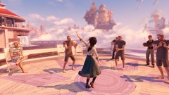 Water clouds Beaches dancing bioshock infinite Elizabeth 