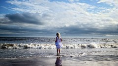 Water clouds children Beaches
