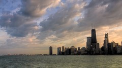 Water clouds cityscapes