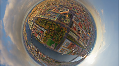 Water clouds Earth circles