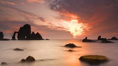 Water clouds Landscapes Beaches