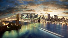 Water clouds Landscapes cityscapes