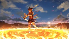 Water clouds magic Boys! Swords