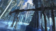 Water clouds scenic fantasy art