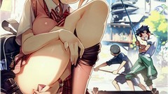 Water clouds summer fishing Plants Bags sitting watches 