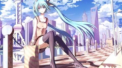 Water clouds vocaloid hatsune
