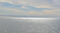 water coast Canada clouds horizon