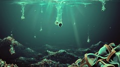 Water dark bubbles hourglass underwater scenic cyril Original 